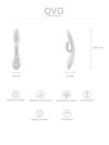 Ovo K1 Rabbit Vibrator Beyaz-10208
