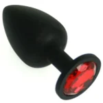 NOXXX Silikon Anal Plug Taşlı Medium