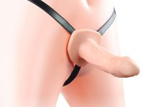 Unisex İçi Boş Belden Bağlamalı Realistik Penis 16.5 cm