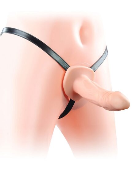 Unisex İçi Boş Belden Bağlamalı Realistik Penis 16.5 cm