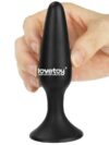 LoveToy LURE ME Silicone Anal Plug S 11.5 cm Siyah-14887