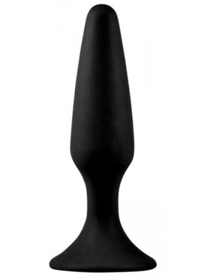 LoveToy LURE ME Silicone Anal Plug S 11.5 cm Siyah