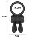 LoveToy Power Clit Titreşimli Klitoris Uyarıcılı Silikon Penis Halkası-14665