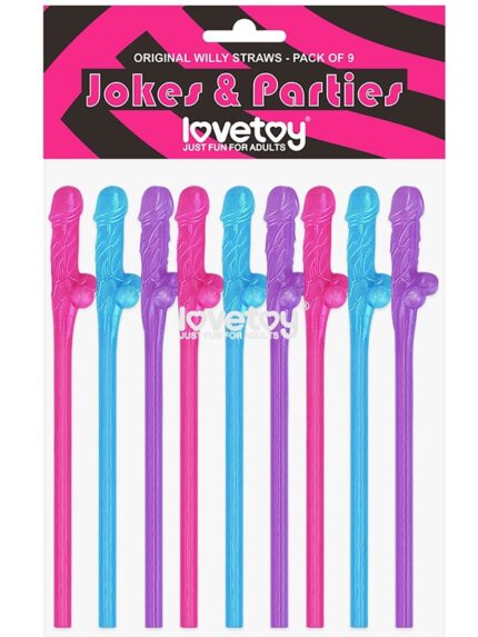 Original Willy Straws Penis Pipet 9 Adet