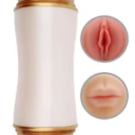 Reallistik Vajinal Oral Çift Taraflı Mastürbatör