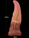 LoveToy Çift Katmanlı Platinyum Silikon Monster Dildo 25 cm-15068