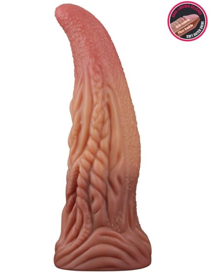 LoveToy Çift Katmanlı Platinyum Silikon Monster Dildo 25 cm