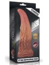 LoveToy Çift Katmanlı Platinyum Silikon Monster Dildo 25 cm-15075