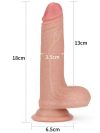 LoveToy Çift Katmanlı Platinyum Silikon Realistik Dildo 18 cm-15040