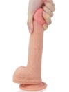 LoveToy Çift Katmanlı Platinyum Silikon Realistik Dildo 22 cm-15035