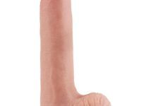 LoveToy Dual Layered Platinum Silicone Realistik Penis 20.5 cm