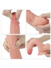 LoveToy Dual Layered Platinum Silicone Realistik Penis 20.5 cm-15019