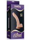 LoveToy Real Extreme Eğik Realistik Titreşimli Dildo 22 cm-15005