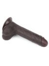 LoveToy Sliding Çift Katmanlı Realistik Dildo 17.5 cm Siyah-15060