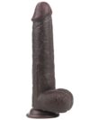 LoveToy Sliding Çift Katmanlı Realistik Dildo 23 cm Siyah
