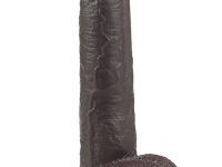 LoveToy Sliding Çift Katmanlı Realistik Dildo 23 cm Siyah