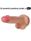 SHEQU Amber Uzaktan Kumandalı Şarjlı Realistik Dildo 21 cm-15254