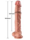 SHEQU Jihad Knight Döner Başlı Uzaktan Kumandalı Şarjlı Realistik Dildo 25.5 cm-15252