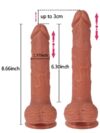 SHEQU William İleri Geri Hareketli Döner Başlı Şarjlı Realistik Dildo 22 cm-15240