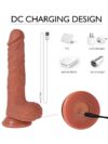 SHEQU William İleri Geri Hareketli Döner Başlı Şarjlı Realistik Dildo 22 cm-15241