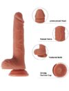 SHEQU William İleri Geri Hareketli Döner Başlı Şarjlı Realistik Dildo 22 cm-15244