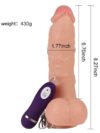 XISE Adam Vibrating Realistik Dokulu Titreşimli Dildo 21 cm-15211