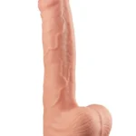 LoveToy Çift Katmanlı Platinyum Silikon Realistik Dildo 28 cm