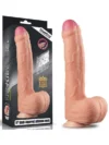 Çift Katmanlı Platinyum Silikon Realistik Dildo 28 cm - Görsel 8