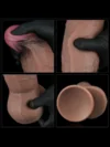 Lovetoy 9.5'' Dual Layered Silicone Cock XXL 24.5 cm