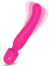 Çift Taraflı Isıtmalı Masaj Wand Vibratör 23 cm