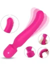 Çift Taraflı Isıtmalı Masaj Wand Vibratör 23 cm