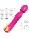 Çift Taraflı Isıtmalı Masaj Wand Vibratör 23 cm