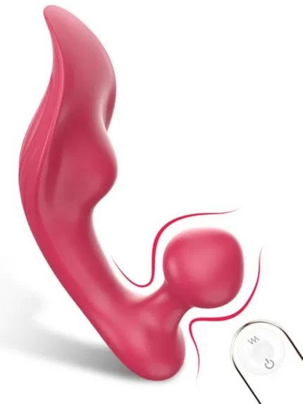 Giyilebilir Şarjlı Anal ve Vajinal Kullanım için Uzaktan Kumandalı Vibratör
