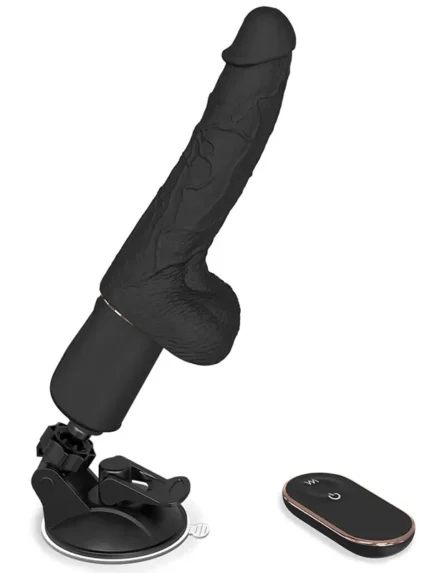 Isıtmalı İleri Geri Hareketli Şarjlı Uzaktan Kumandalı Vantuzlu Sex Makinesi