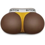 LoveToy Streetgirl's Bitch Çift Girişli Gerçekçi Tangalı Siyah Kalça 2.5 kg