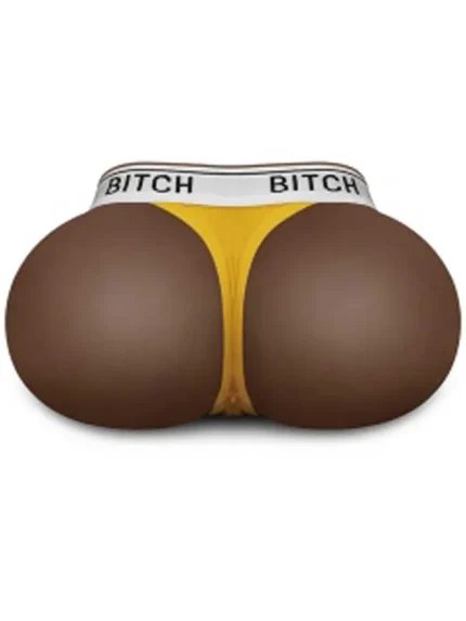 LoveToy Streetgirl's Bitch Çift Girişli Gerçekçi Tangalı Siyah Kalça 2.5 kg