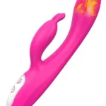 Isıtmalı Şarjlı Güçlü Titreşimli Tavşan Vibratör 22 cm