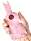 Rabbit Tongue Licking Şarjlı Kilitoral Emiş ve Dil Stimilasyon Vibratörü