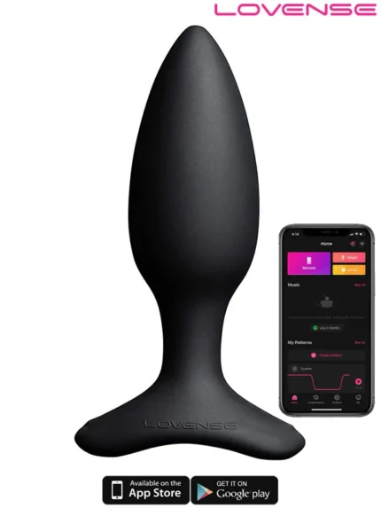 Lovense HUSH 2 Telefon ve Bluetooth Kontrollü Anal Plug 1.5"