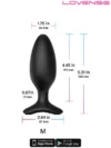 Lovense HUSH 2 Telefon ve Bluetooth Kontrollü Anal Plug 1.75"
