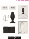 Lovense HUSH 2 Telefon ve Bluetooth Kontrollü Anal Plug 2.25"