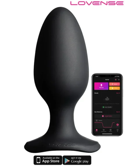 Lovense HUSH 2 Telefon ve Bluetooth Kontrollü Anal Plug 2.25"