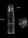 Flawless Şeffaf Penis Kılıfı 2.5 cm Uzatmalı - Görsel 2