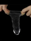 Flawless Şeffaf Penis Kılıfı 2.5 cm Uzatmalı - Görsel 4