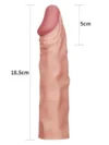X Tender Gerçekçi Penis Kılıfı 5 cm Uzatmalı - Görsel 2