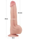 Dual Layer Çift Katmanlı Dildo 29 cm - Görsel 2