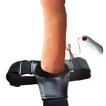 NOXXX Belden Bağlamalı Titreşimli İçi Boş Realistik Penis 21 cm