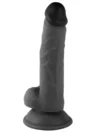 7.1” Realistik Dildo Siyah 18 cm - Görsel 2