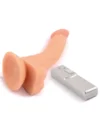 9” Eğik Titreşimli Realistik Penis 23 cm - Görsel 2