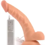 9” Eğik Titreşimli Realistik Penis 23 cm